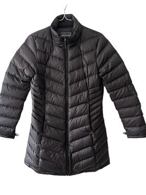 Patagonia Women's Small Coat Black Down Quilted Puffer Parka Jacket Liner Only